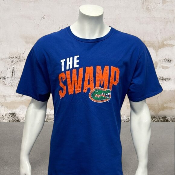 University of Florida Gators UF "The Swamp" Blue Orange Graphic T-Shirt XL - Picture 2 of 10